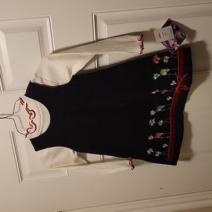 BLUEBERI boulevard girls size 3 black jumper dress